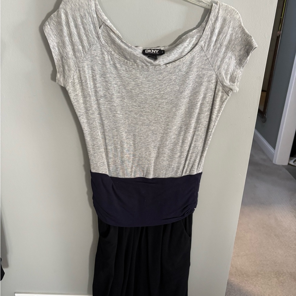 DKNY Heather Gray Top